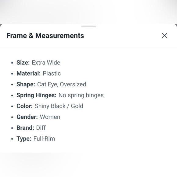 Diff Becky IV Cat Eye Eyewear Classic Black Glasses - Picture 7 of 8